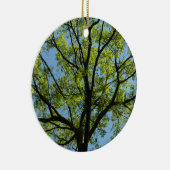 春オークツリー鮮やか自然 セラミックオーナメント (右)
