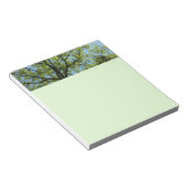 春オークツリー鮮やか自然 ノートパッド (アングル)