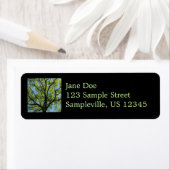 春オークツリー鮮やか自然 ラベル (インサイチュ)