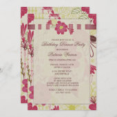 春オーバーレイ招待状 招待状 (正面/裏面)