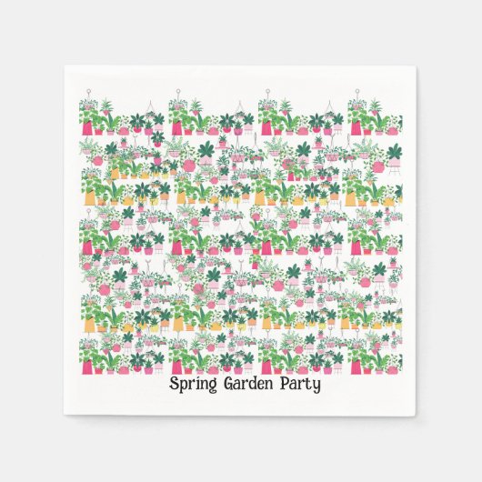 春カクテルナプキンス スタンダードカクテルナプキン (正面)