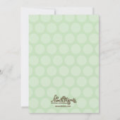 春カクテルパーティーの招待 招待状 (裏面)