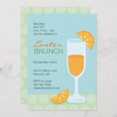 春カクテルパーティーの招待 招待状 (正面/裏面)