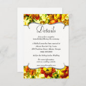 春カラフルの結婚詳細 エンクロージャーカード (正面/裏面)