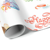 春カラフルイースターコンセのシームレスパターン ラッピングペーパー (ロールコーナー)