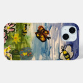 春カラフルオリジナルのアートワーク Case-Mate iPhoneケース (裏面 (横))