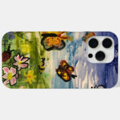 春カラフルオリジナルのアートワーク Case-Mate iPhoneケース (裏面 (横))