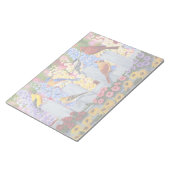 春カラフルバーズガーデンパーティー ノートパッド (アングル)