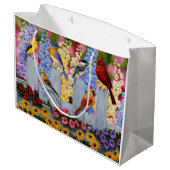 春カラフルバーズガーデンパーティー ラージペーパーバッグ (裏面アングル)