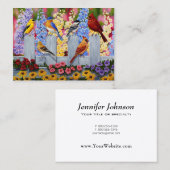 春カラフルバーズガーデンパーティー 名刺 (正面/裏面)
