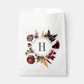 春カラフルフローラの結婚イニシャル フェイバーバッグ (正面)