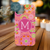 春カラフルフローラルパターカスタムンMonogram Case-Mate iPhoneケース