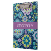 春カラフルフローラルパターン名前をカスタムする クリップボード (左)