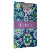 春カラフルフローラルパターン名前をカスタムする クリップボード (右)