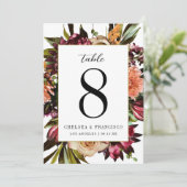 春カラフルフローラ表番号の豊富さ 招待状 (スタンド正面)