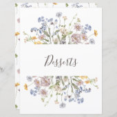 春カラフルワイルドフラワーメドウガーデンディバイダー (正面/裏面)