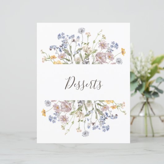 春カラフルワイルドフラワーメドウガーデンディバイダー (スタンド正面)