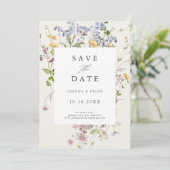 春カラフルワイルドフラワーメドウガーデン写真 セーブザデート (スタンド正面)