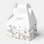 春カラフルワイルドフラワーメドウブライダルシャワー フェイバーボックス (正面サイド)