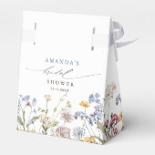 春カラフルワイルドフラワーメドウブライダルシャワー フェイバーボックス (裏面サイド)