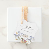 春カラフルワイルドフラワーメドウ庭園の結婚式 フェイバータグ (インサイチュ)