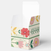 春カラフルワイルドフラワーメドウ庭園の結婚式 フェイバーボックス (オープン)