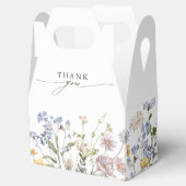 春カラフルワイルドフラワーメドウ庭園の結婚式 フェイバーボックス (オープン)