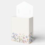 春カラフルワイルドフラワーメドウ庭園の結婚式 フェイバーボックス (オープン)