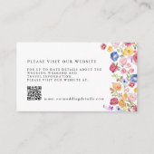 春カラフルワイルドフラワーメドウWebサイト詳細 エンクロージャーカード (正面)