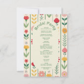 春カラフルワイルドフラワー牧草地ガーデンプログラム (裏面)