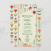 春カラフルワイルドフラワー牧草地ガーデンプログラム (正面/裏面)