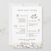 春カラフル野草牧草園プログラム 招待状 (正面)