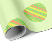 春カラーイースターエッグパターンラッピング紙 ラッピングペーパー (ロールコーナー)