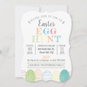 春カラーズイースターエッグ狩り 招待状 (正面)