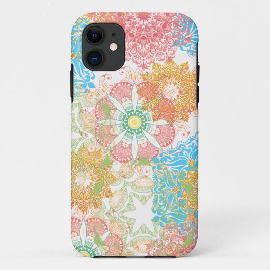 春カラーフラワーズIphone 11ケース Case-Mate iPhoneケース (裏面)