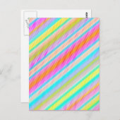 春カラー数々のスレッドデジタルアートはがき2 ポストカード (正面/裏面)