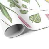 春カントリーガーデンチューリップフローラベビーシャワー ラッピングペーパー (ロールコーナー)