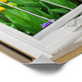 春ガーデンウィンドウ幻想ポスター ポスター (角)