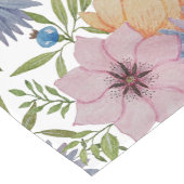 春ガーデンウォーターカラーブルー ロングテーブルランナー (コーナー)