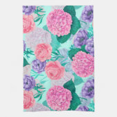 春ガーデンウォーターカラー2 キッチンタオル (縦)