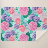 春ガーデンウォーターカラー2 シェルパブランケット (正面(横))