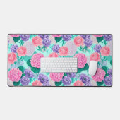春ガーデンウォーターカラー2 デスクマット (キーボード&マウス)