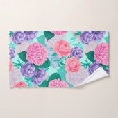 春ガーデンウォーターカラー2 バスタオルセット (ハンドタオル)