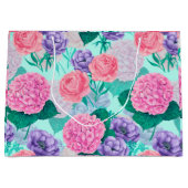 春ガーデンウォーターカラー2 ラージペーパーバッグ (正面)