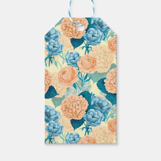 春ガーデンウォーター色 ギフトタグ (正面)