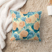 春ガーデンウォーター色 クッション (ブランケット)