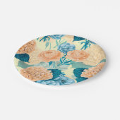 春ガーデンウォーター色 ペーパープレート (アングル)