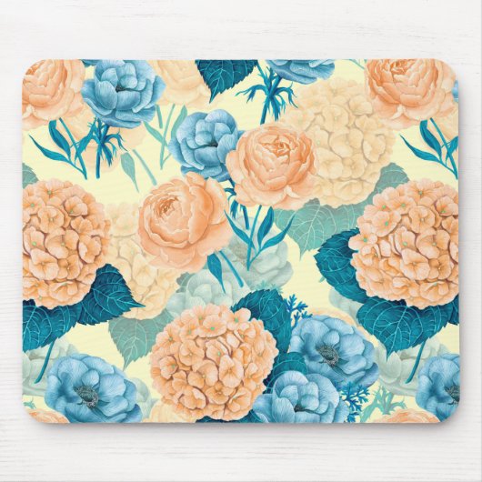 春ガーデンウォーター色 マウスパッド (正面)