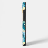 春ガーデンウォーター色 iPhoneケース (左側面)