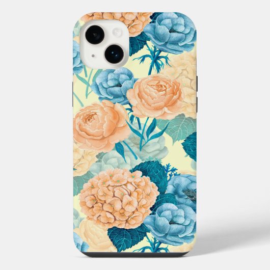 春ガーデンウォーター色 iPhoneケース (裏面)